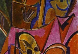 Picasso Composition with a Skull