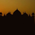 Taj Mahal Mosque in Agra - India (sunset).jpg
