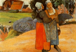 gauguin paysannes-bretonnes