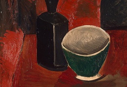 picasso african period 2 green pan and black bottle