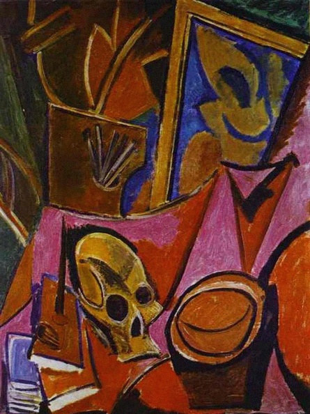 Picasso Composition with a Skull