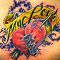 a tattoo for a mended heart by DW3D