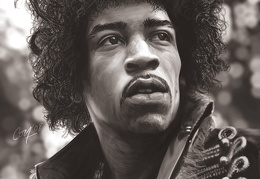 Jimi Hendrix Digital Series by artcova