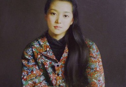 Shijin Li Pensive girl 1785 40