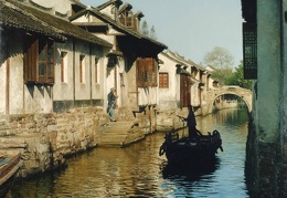 Yihua Wang Boat on the River 2428 40