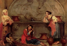 Bree Philippe Jacques van Oriental Beauties By A Fountain