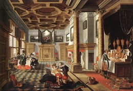 BASSEN Bartholomeus van Renaissance Interior With Banqueters