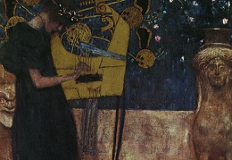 Klimt Music I 1895 oil on canvas Neue Pinakothek Munich