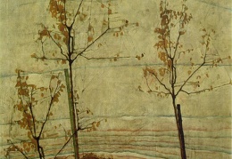 Schiele Autumn Trees 1911 Private