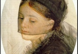 Zorn I sorg 1880 akvarell Watercolour 