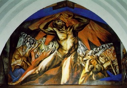 Orozco Prometheus 1930 Fresk Pomona College Claremont C