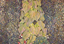 Klimt The Sunflower 1906-07 oil on canvas private collect
