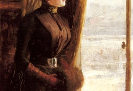 Edelfelt Albert A Portrait Of Madame Vallery Radot