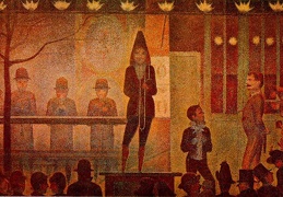Seurat Parade de cirque 1887-88 100x150 5 cm Metropolitan