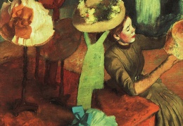 Degas The Millinery Shop 1882-86 Art Institute of Chicago