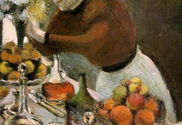Matisse The Dinner Table detail 1897 oil on canvas priva