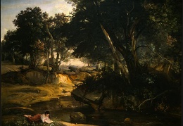 Corot Forest of Fontainebleau c 1830 NG Washington