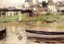 Morisot Berthe Boats on the Seine