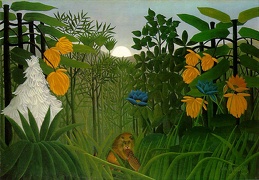 Rousseau H The repast of the lion 1907 113 7x160 cm The 