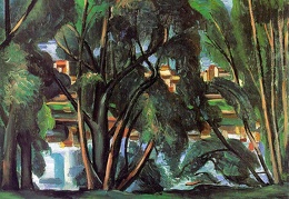 Derain Trees on the Banks of the Seine 1912 Staatsgalerie 