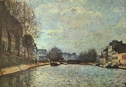 Sisley The St Martin Canal 1870 