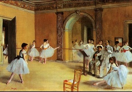 Degas Dance Lesson 1872