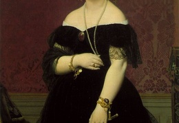Ingres Marie-Clotilde-Ines de Foucauld Madame Moitessier 1