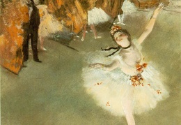 Degas L etoile ou La danseuse sur la sc ne 1878 Pasel on p