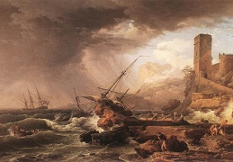 VERNET Claude Joseph Storm With A Shipwreck