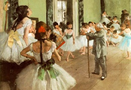 Degas La classe de danse ca 1873-75 85x75 cm Musee d Orsa