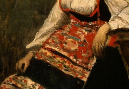 Corot Italian Girl c 1871-1872 Detalj 3 NG Washington