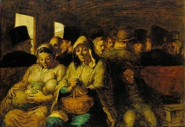 Daumier The third-class carriage 1863-65 65 4x90 2 cm The