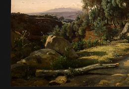Corot A View near Volterra 1838 Detalj 4 NG Washington