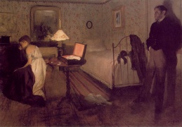 Degas Interior The rape ca 1868-69 81 3x114 3 cm Philad