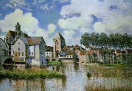 Sisley Moret-sur-Loing 1891 65x92 cm Galerie H Odermatt-