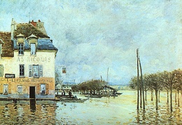 Sisley Flood at Pont-Marley 1876 