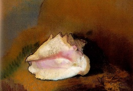 Redon La coquille 1912 Pastel on paper 51 x 57 8 cm Muse