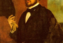Degas Self-Portrait approx 1863 oil on canvas Museu Calo