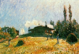 Sisley Station at Sevres ca 1879 15x22 cm Private