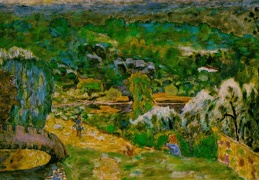 Bonnard A spring landscape ca 1935 67 6x103 cm The Nation