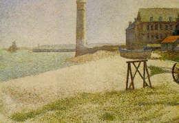 Seurat The Lighthouse at Honfleur 1886 66 7x81 9 cm NG Wa