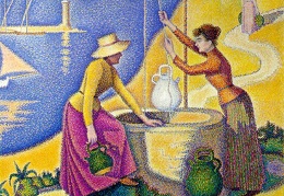 Signac Women at the Well 1892 195x131 cm Mus e d Orsay