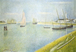 Seurat The Channel at Gravelines in the direction of the Se