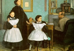 Degas The Bellelli Family 1859-60 oil on canvas Mus e d O