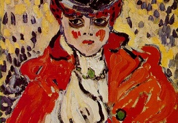 Vlaminck Portrait of a woman 1905-06 Collection Mr and Mrs