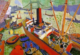 Derain The Pool of London 1906 oil on canvas
