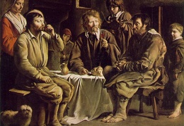 Le Nain Peasant Meal 1642 97x122 cm Louvre