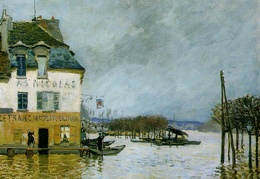 Sisley Flood at Port-Marly 1876 50x61 cm Musee des Beaux-