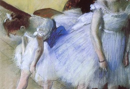 Degas The Dance Examination pastel Denver Art Museum