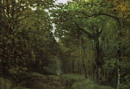 Sisley Avenue of Chestnut Trees 1867 Southampton Art Galle